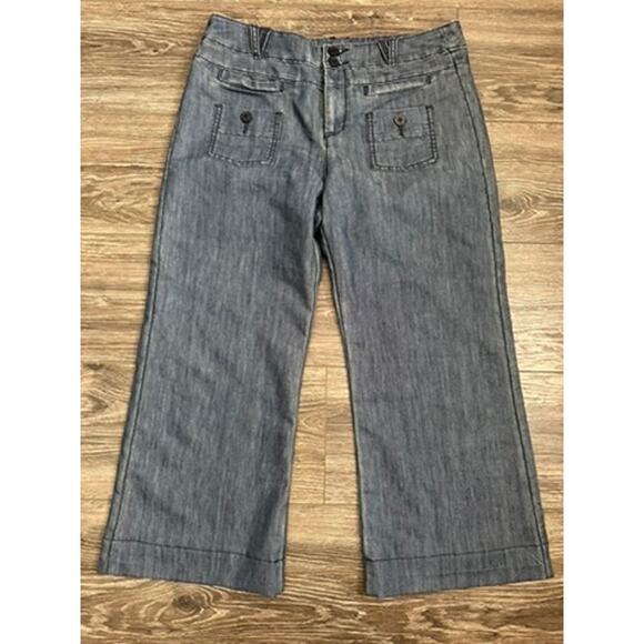 Pilcro and the Letterpress Cropped wide leg Jeans size 29 - Picture 1 of 7